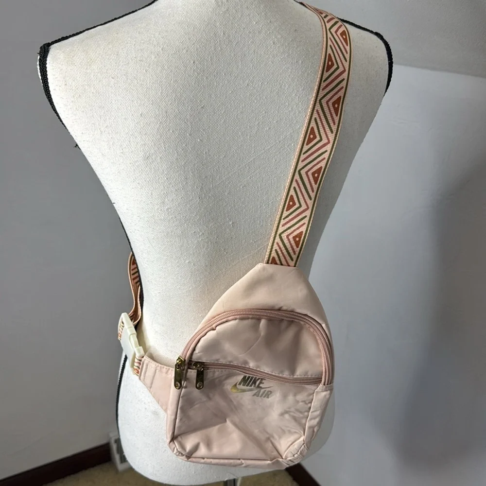 Nike Light Pink Small Nylon Backpack MCB7404S